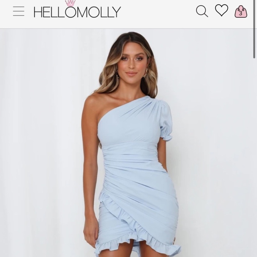 NWT Hello Molly Not Fair On Me Dress in Blue